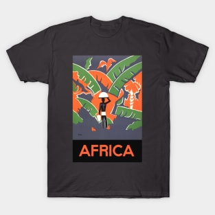 Vintage Travel Poster from Africa T-Shirt